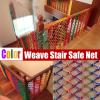 AFGZQ Safety Net for Children, Stairs, Playgrounds, Balconies and Windows, 8 cm Mesh, 1 x 6 m view 4