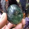 HXSCOO Fluorite Crystal Stone Egg, Mineral Rock Gemstone, China, 45 mm view 2