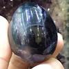 HXSCOO Fluorite Crystal Stone Egg, Mineral Rock Gemstone, China, 45 mm view 3