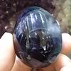 HXSCOO Fluorite Crystal Stone Egg, Mineral Rock Gemstone, China, 45 mm view 4