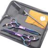 6-Inch Professional Hair Cutting and Thinning Shears Set, Black view 2