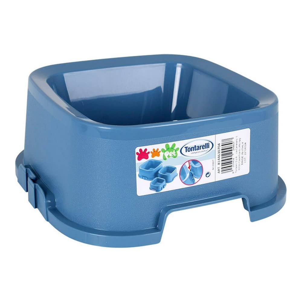 Tontarelli Pet Food Bowl, Multicolor, Standard