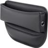 RUFD Car Seat Storage Box for Cupra Ateca/Born/e-Racer/Formentor/Leon/TCR, PU Leather Organizer, Black view 1