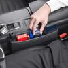 RUFD Car Seat Storage Box for Cupra Ateca/Born/e-Racer/Formentor/Leon/TCR, PU Leather Organizer, Black view 4