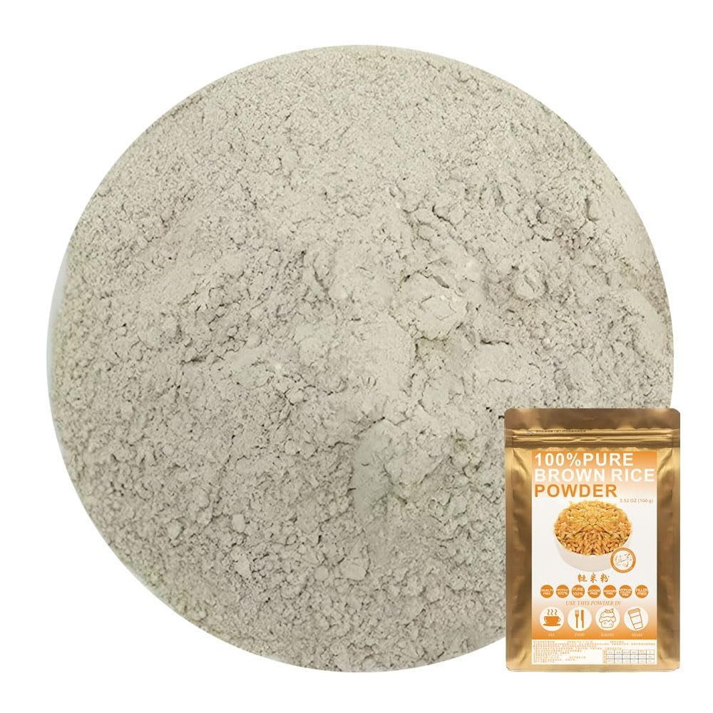 Brown Rice Powder Natürlich Whole Grain Rice Flour, 100 g/3.25 oz - Plant Gift