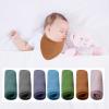lakigoes Baby Muslin Triangle Bibs, 7-Pack, Adjustable Snaps, Colorful view 2