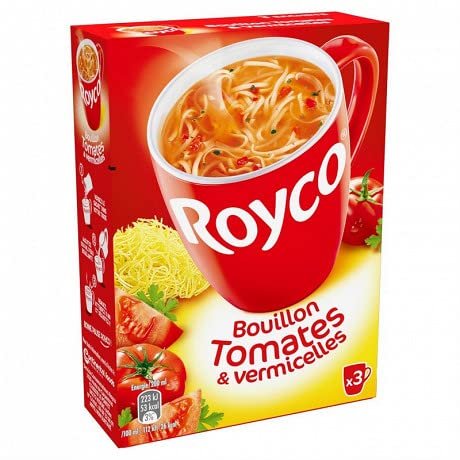 Minute Soup Tomato Broth with Vermicelli, 60 g, Royco (4 pcs.)