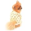 PAIDEFUL Dog Pajamas, Waffle Floral Full-Body Suit, Yellow, L view 3