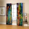 Blackout Curtains for Kids' Room, 3D Rainy Scene, 2-Piece Set, 140 x 160 cm view 4