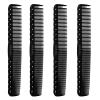 Carbon Fine-Tooth Hair Cutting Combs, 4-Pack view 1