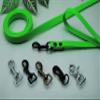 Dog Leash, Rubber PVC, Neon Green, 20 mm x 3 m, with Loop and Scissor Hook, Tracking Leash view 1