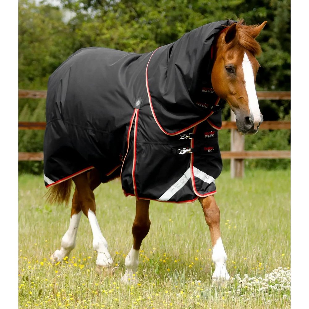 Premier Equine Buster 100 g Waterproof Outdoor Horse Blanket with Neck Cover