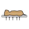 Sun Garden Buddy Orthopedic Dog Bed, 120 x 72 x 10 cm, Light Gray/Speckled view 2