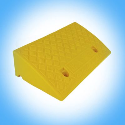 KADEUX Portable Door Threshold Ramp, Non-Slip Curb Ramp, 3–13 cm, for Wheelchairs, Bicycles & Motorcycles, Black/Yellow