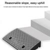 KADEUX Portable Door Threshold Ramp, Non-Slip Curb Ramp, 3–13 cm, for Wheelchairs, Bicycles & Motorcycles, Black/Yellow view 4