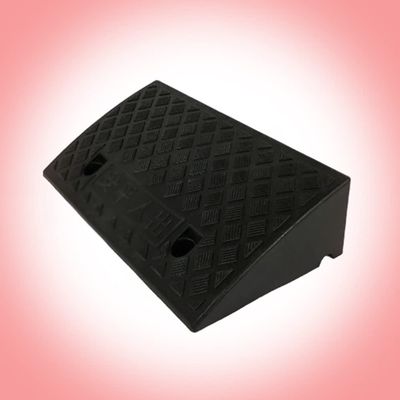 KADEUX Portable Door Threshold Ramp, Non-Slip Curb Ramp, 3–13 cm, for Wheelchairs, Bicycles and Motorcycles, Black/Yellow