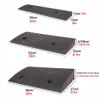 KADEUX Portable Door Threshold Ramp, Non-Slip Curb Ramp, 3–13 cm, for Wheelchairs, Bicycles and Motorcycles, Black/Yellow view 3