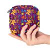 Women's Period Product Storage Pouch with Zipper, Gingerbread Man view 4
