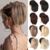 Synthetic Messy Bun Hairpiece Scrunchie, Straight Donut Chignon, Color 105 view 2