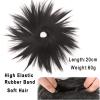 Synthetic Messy Bun Hairpiece Scrunchie, Straight Donut Chignon, Color 105 view 3