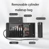 REQO Makeup Brush Organizer with Cover, Black view 2