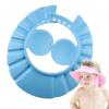 Tuzsocr Kids' Shower Caps, 3-Pack, Adjustable with Visor, Blue, Ages 0–9 view 1