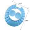 Tuzsocr Kids' Shower Caps, 3-Pack, Adjustable with Visor, Blue, Ages 0–9 view 2