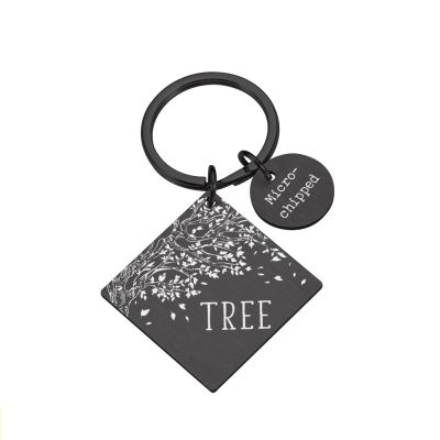 Personalized Engraved Pet ID Tag for Dogs, Black