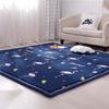 EVSER Large Coral Velvet Rug, Soft Thick Foam Baby Play Mat view 1