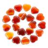 Namzi 20-Pack Polished Natural Carnelian Crystal Heart Stones view 1