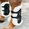 Kentucky Horsewear Vegan Lambskin Tendon Boots Bamboo Elastic - Black - Size S view 2