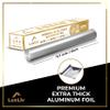 LuxLiv Aluminum Foil, 45 cm Extra Wide, 40 m, Heavy-Duty, 20 Microns Thick, Kitchen Foil, Catering Roll (45 cm x 40 m / 18 m) view 2