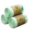 HUFFA 150-Count Compostable Trash Bags, Light Green, 36 x 35 cm view 1