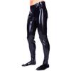 Men's Sexy Latex Pants with Crotch Zipper view 3