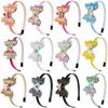 SEvso Glitter Headband for Girls, Princess Rainbow Bow Hair Accessory, Unicorn8 view 4