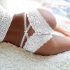 SKFLABOOF Women's Brazilian G-String and Sexy Bunny Lingerie Set view 2