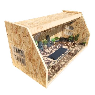SUNESA Reptile Breeding Box, Angled Tortoise Terrarium, 80 cm