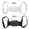 Adjustable Back Support Posture Corrector for Women, Shoulder Support Brace and Support Belt (White, M) (Black) view 2