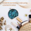 Vnurnrn Abstract Tree Leaves Folding Makeup Mirror view 4