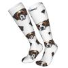 Lsjuee Saint Bernard Compression Socks for Women and Men, 15–20 mmHg, for Running and Cycling view 2