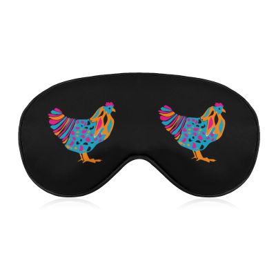 Bright Chicken Soft Eye Mask with Adjustable Strap for Sleeping