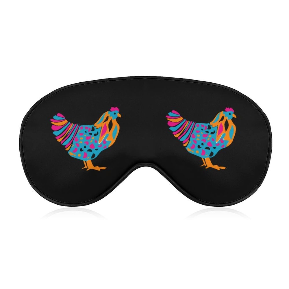 Bright Chicken Soft Eye Mask with Adjustable Strap for Sleeping