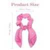 Bow Hair Ties, Unicorn, Colorful, Planet, Pink and Black, 6-Piece Set view 3