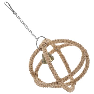 POPETPOP Climbing Toy and Hanging Swing for Parrots and Cockatiels