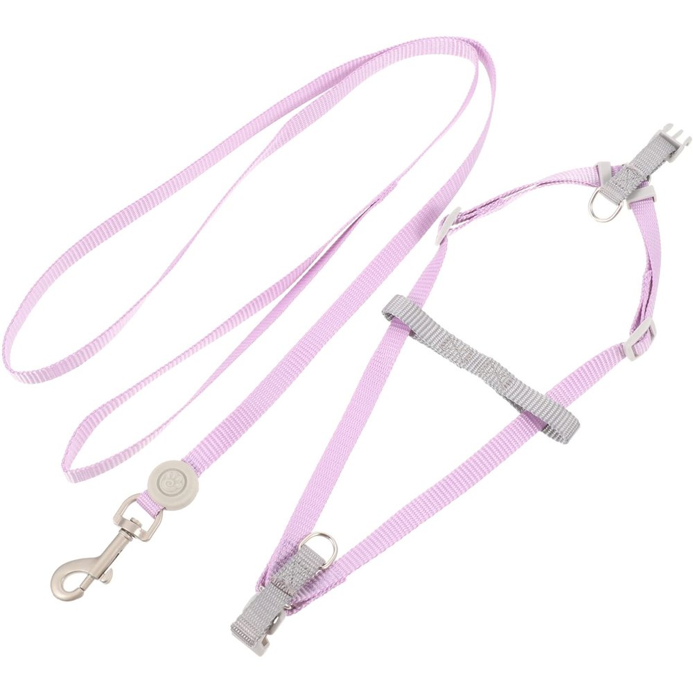 Escape-Proof Adjustable Cat Harness and Leash Set, Polyester