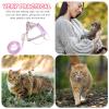 Escape-Proof Adjustable Cat Harness and Leash Set, Polyester view 2