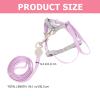 Escape-Proof Adjustable Cat Harness and Leash Set, Polyester view 4