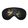 Bright Hummingbird Sleep Mask, Soft Eye Cover with Adjustable Strap for Men and Women view 1