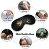 Bright Hummingbird Sleep Mask, Soft Eye Cover with Adjustable Strap for Men and Women view 4