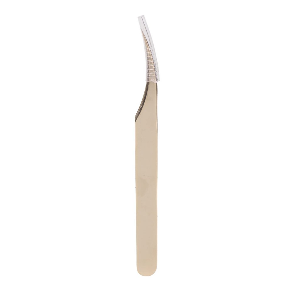 Stainless Steel Curved Precision Tweezer for Eyelash Extensions